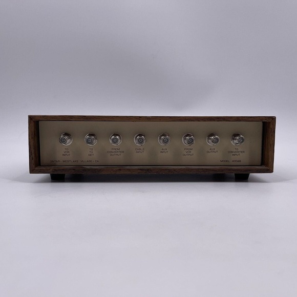 Vintage Qintar Video Control Center Model 4004B Switch Input Output VCR Cable - Picture 2 of 12